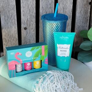 Whim Watermelon Waves Body Wash and Tropical Vibes Set